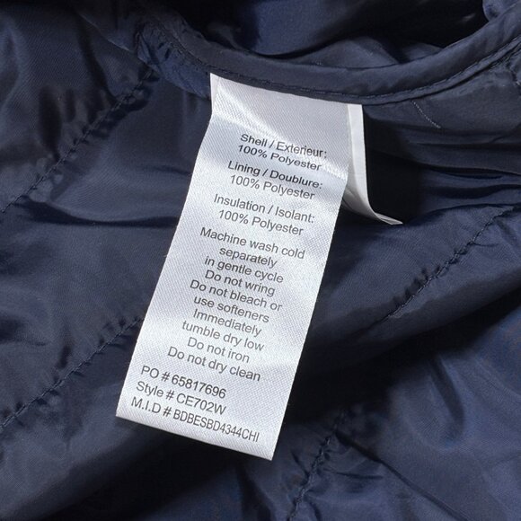 Colorado School Of Mines Orediggers Blue Embroidered Puffer Vest Womens Large - Picture 5 of 8